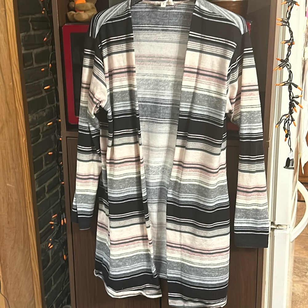 Bebop striped cardigan in size S